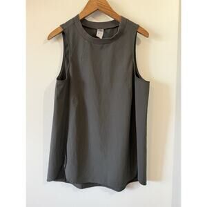 TE VERDE Womens Size Large Sleeveless Wine Purple Wrinkle Free Travel Tank Shirt